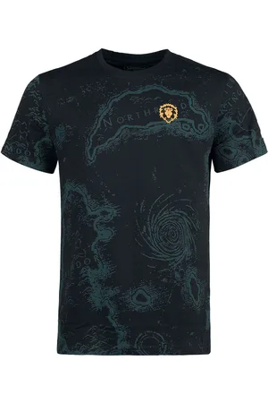 World of Warcraft T-Shirt Gaming z Azeroth Map