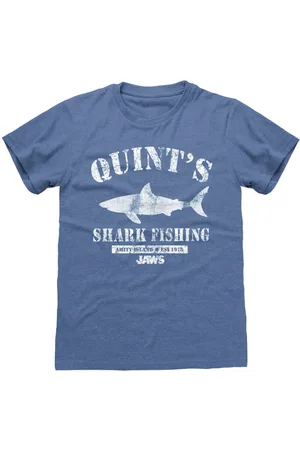 Der weisse Hai T-Shirt z Quint´s Shark Fishing