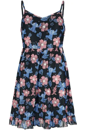 Disney Sukienka krótka Disney z Red And Blue Floral
