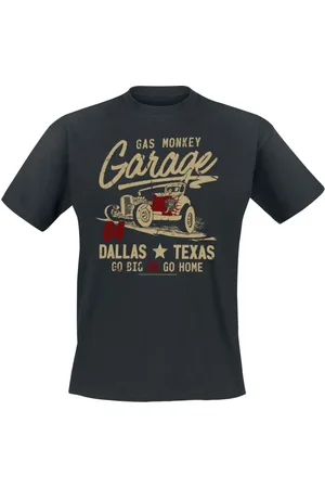 Gas Monkey Garage T-Shirt z Go Big Or Go Home
