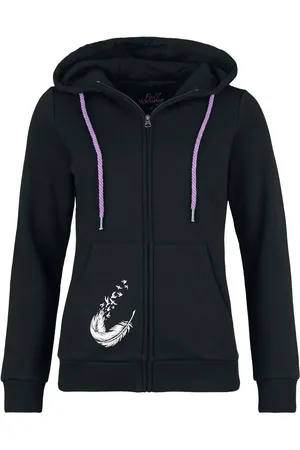 Full Volume Bluza z kapturem rozpinana z Back Wing Zipped Hoodie