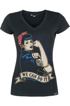 Queen Kerosin T-Shirt Rockabilly z We Can Do It