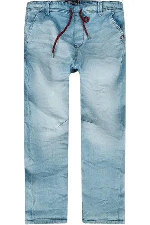 Sublevel Jeansy z Mens Pull On Trousers