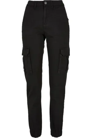 Urban classics Bojówki z Ladies Cotton Twill Utility Trousers