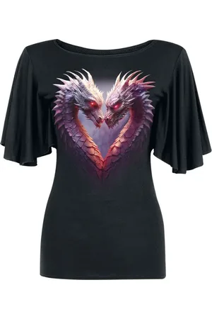 Spiral T-Shirt Goth z Heart Of Dragon