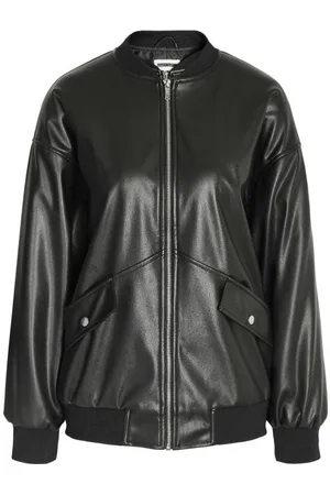 Noisy May Kurtka Bomber z NMRONJA OVERSIZE PU BOMBER JACKET NOOS