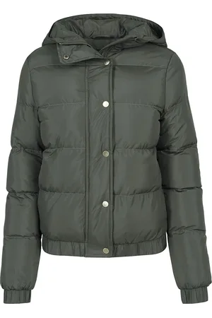 Urban classics Kurtka przejściowa z Ladies Hooded Puffer Jacket