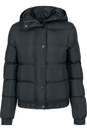 Urban classics Kurtka przejściowa z Ladies Hooded Puffer Jacket