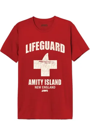 Der weisse Hai T-Shirt z Lifeguard Amity Island