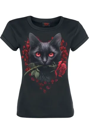 Spiral T-Shirt Goth z Cat