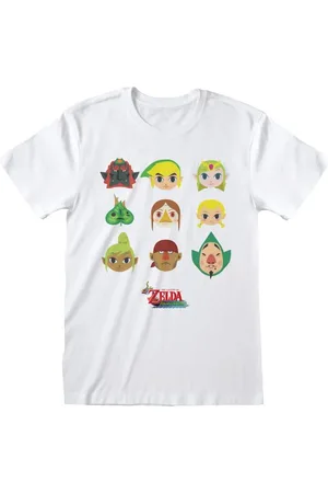 The Legend of Zelda T-Shirt Gaming z Wind Waker faces
