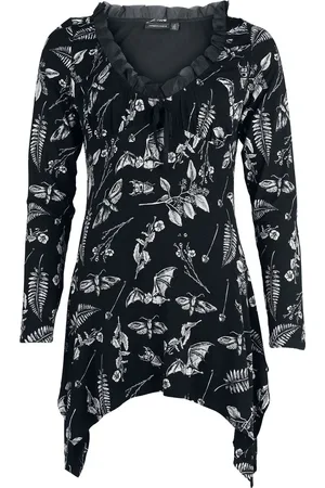 Jawbreaker Longsleeve Goth z Herbat Bat Blouse