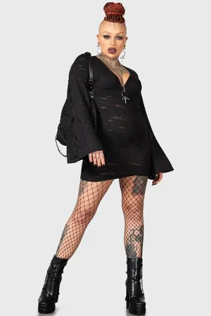 Killstar Sukienka krótka Goth z Decaying Dress