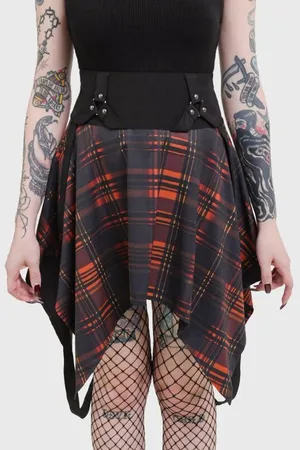 Killstar Spódnica krótka Goth z Amberic Skirt