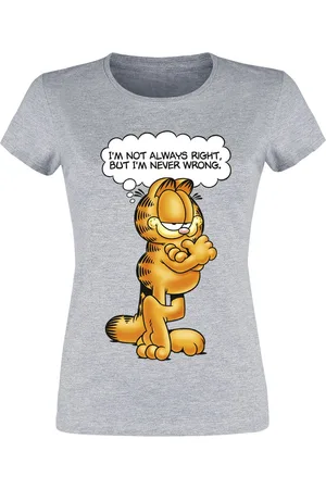 Garfield T-Shirt z I´m Not Always Right, But I´m Never Wrong