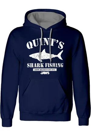Der weisse Hai Bluza z kapturem z Quints Shark Fishing