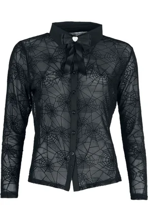 Banned Alternative Bluzka Goth z Tangled In Paradise Blouse