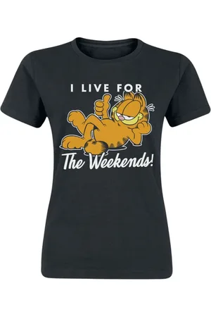 Garfield T-Shirt z Live for the Weekend
