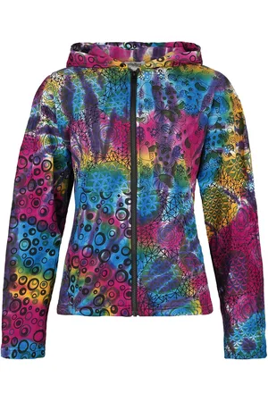 Innocent Bluza z kapturem rozpinana z Sinker Tie Dye Hood