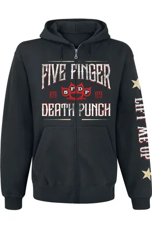 Five Finger Death Punch Bluza z kapturem rozpinana z Laurel Emblem