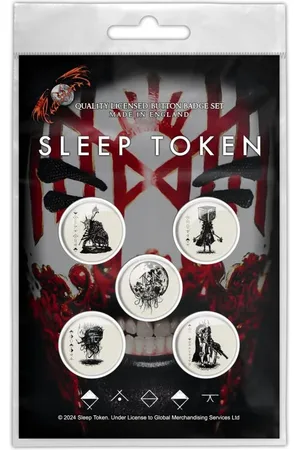 Sleep Token Przypinka z - Vessel Mask Unisex