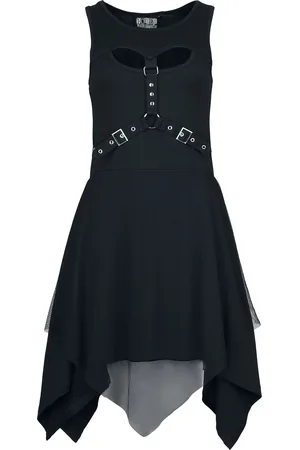 Poizen Industries Sukienka krótka Goth z Helmi Dress