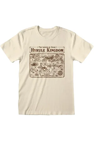The Legend of Zelda T-Shirt Gaming z Map of Hyrule