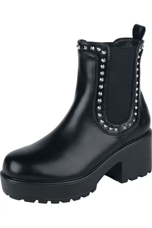 Koi Buty wiązane Goth z Anise Studded Chelsea Boot