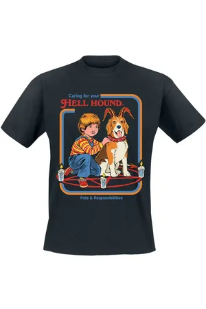 Steven Rhodes T-Shirt Fun z Caring For Your Hell Hound