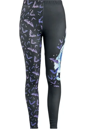Full Volume Legginsy z Leggings With Cat And Bat Print