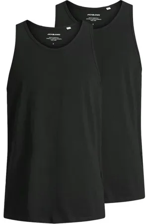 JACK & JONES Tanktop z JACBASIC VEST 2 PACK NOOS