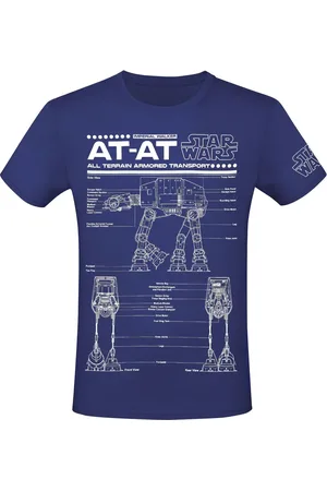 STAR WARS T-Shirt Disney z AT-AT Schematic