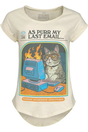 Steven Rhodes T-Shirt Fun z As purr my last email