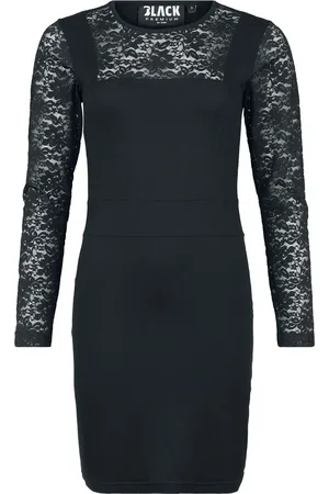 EMP Sukienka krótka Goth z Lace Me Up