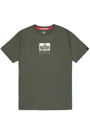 Alpha Industries T-Shirt z Satin Logo T-shirt
