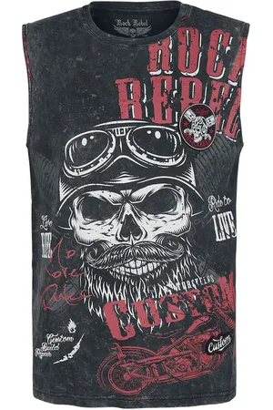 Rock Rebel Tanktop z Washed Tank with Print