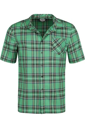 H&R London Koszula z krótkim rękawem z Green Shirt