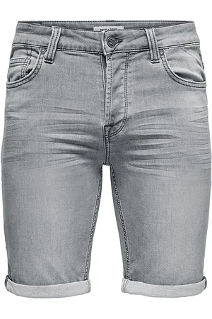 Only & Sons Krótkie spodenki z ONSPly Life Reg D Blue Slim Fit