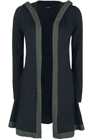EMP Kardigan z Cardigan with Hood and Celtic-Knot Trim