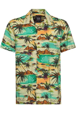 King kerosin Koszula z krótkim rękawem z AOP Shirt Tropical Sea