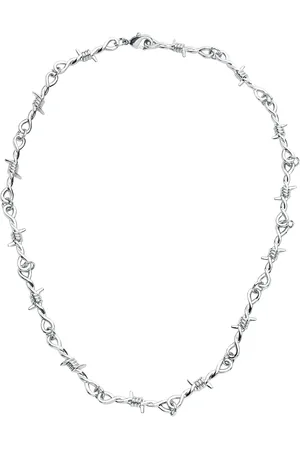 Urban classics Naszyjnik Goth z - Barbed Wire Necklace Unisex