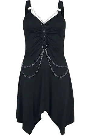 Gothicana Sukienka krótka Goth z Short Dress With Chains