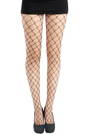 Pamela Mann Rajstopy Goth z Extra Large Net Tights