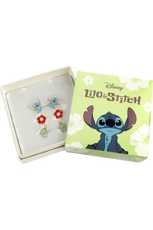 Disney Komplet kolczyków Disney z - Stitch, Hibiscus & Scrump Kobiety