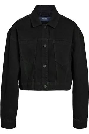 Noisy May Kurtka jeansowa z NMRONJA L/S CROP DNM JACKET VI514BL NOOS
