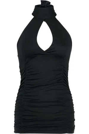 Forplay Top Halterneck z Turn up