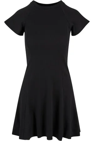Urban classics Sukienka krótka z Ladies Ribbed Skater Dress