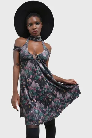 Killstar Sukienka krótka Goth z Corax Dress
