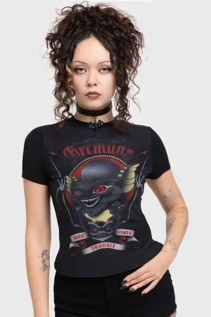 Killstar T-Shirt Goth z Gremlins