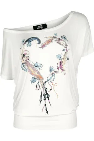 Full Volume T-Shirt z White T-shirt with Crew Neck and Print